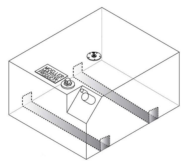 Product of Moeller Marine Products 035731-10 Boat Fuel Tank Hold Down