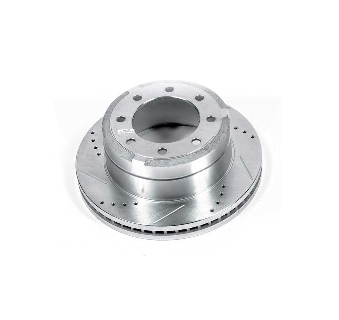 Product of Power Stop AR85155XL Evolution Series Drilled And Slotted 1-Piece Brake Rotor 