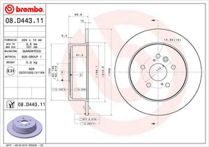 Brembo 08d44311c02 Brake Rotor||08.D443.11_1.Jpg||86||brm08d44311||1041771