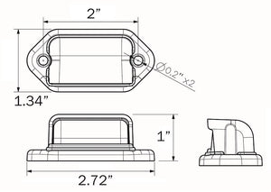 Product of Optronics Lpl31cbp License Plate Light