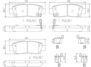 Brembo P83123n Brake Pad||p83123n_R.Jpg||86||brmp83123n||2091767