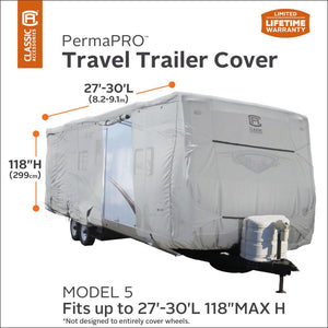 Product of Classic Accessories 80-138-181001-00 Travel Trailer Cover