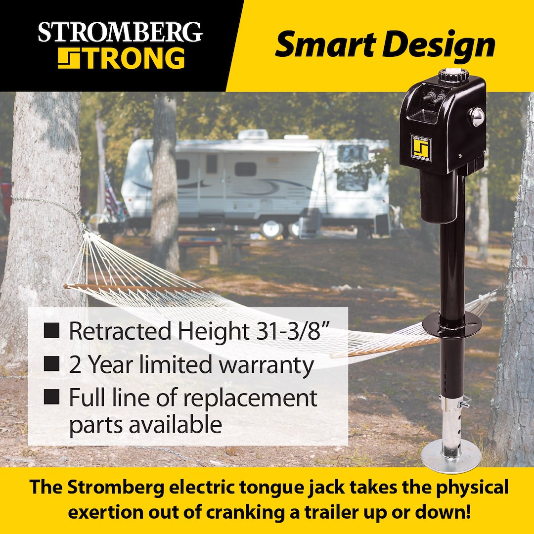 Product of Stromberg Carlson JET-3755 3500 Pound Electric Trailer Tongue Jack 