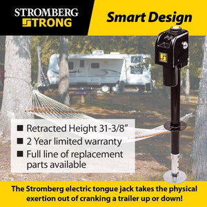 Product of Stromberg Carlson JET-3755 3500 Pound Electric Trailer Tongue Jack 