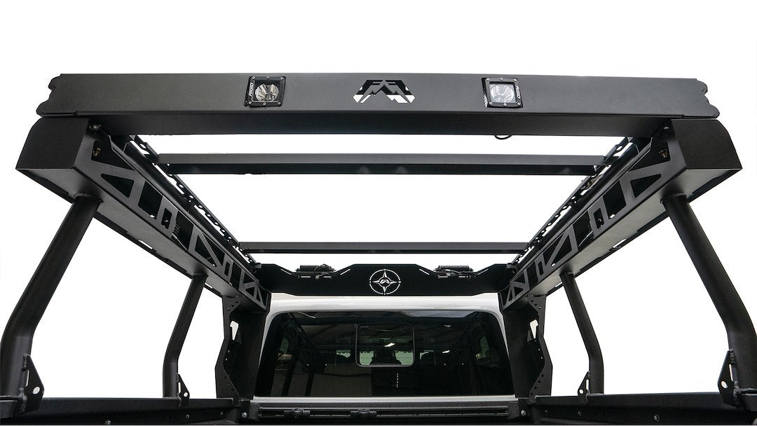 Product of Fab Fours JTOR-03-1 Black Roof Rack Cross Bar - Single 
