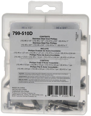 Dorman (Oe Solutions) 799-510d Screw||799-510d-002.Jpg||87||d18799510d||1098679
