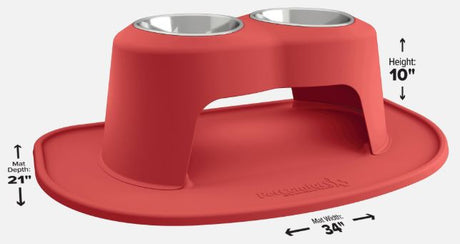 Weathertech (Usa) D6410rdrd Pet Dish||d6410rdrd_1.Jpg||85||w24d6410rdrd||1585638