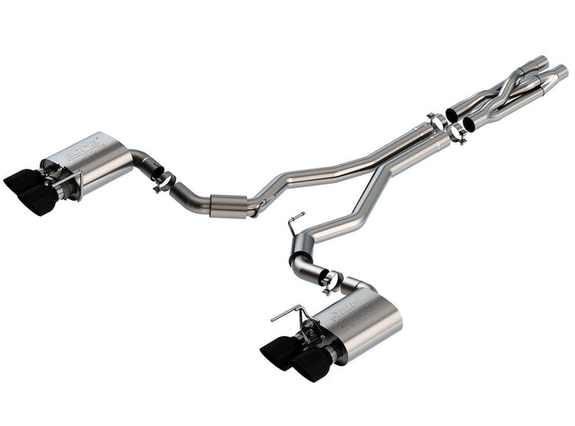 Product of Borla 140837BC ATAK ® Series Cat Back System Dual Exhaust System Kit 