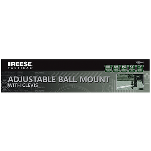 Product of Reese 7089444 Receiver Trailer Hitch Ball Mount 