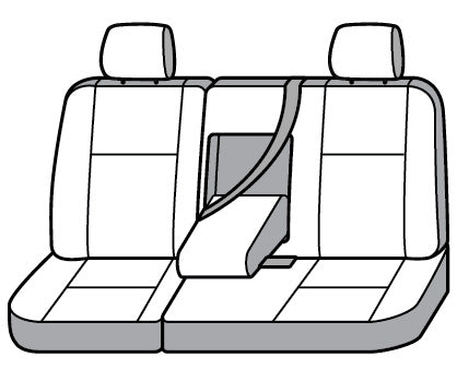 Product of Covercraft SS7539PCCH SeatSaver® Charcoal Black Polycotton Seat Cover 