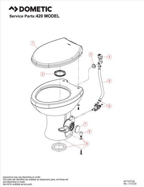 Dometic 9610008282 Toilet||9610008282_2.Jpg||87||d7e9610008282||2469978