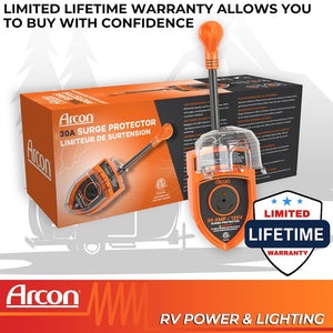 Arcon 19758 Surge Protector||arc_19758_Surge Protector_30a_B2c_10.Jpg||94||arc19758||1609076