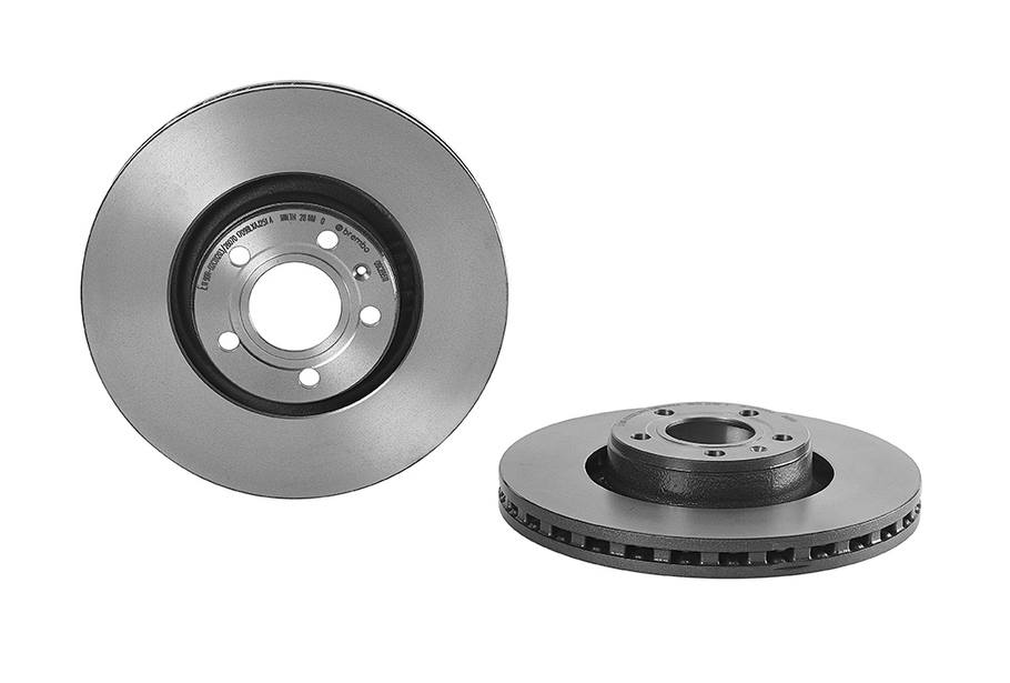 Product of Brembo 09C89511C02 Vented 1 Piece Brake Rotor 