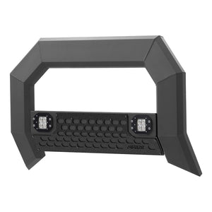 Product of Aries 2163102 Bull Bar Black Carbide Powder Coated 5-1/2 Inch Yes with skid plate 