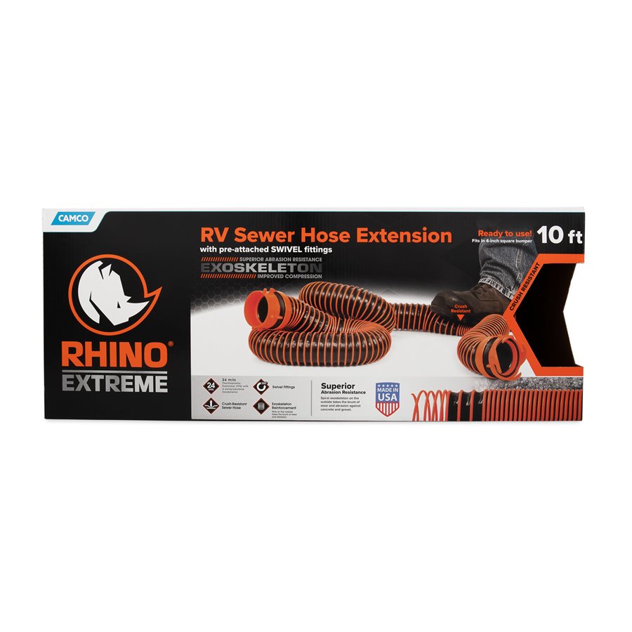 Product of Camco 39863 10 Feet Black Sewer Hose Yes 