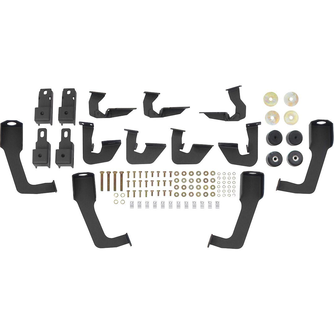 Product of Westin Automotive 56-534585 Black Powder Coated Square Nerf Bar - Truck Wheel To Wheel 