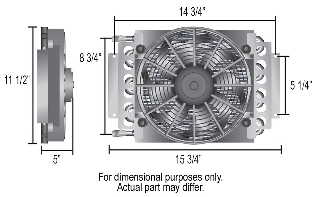 Product of Derale 13900 Fluid Cooler