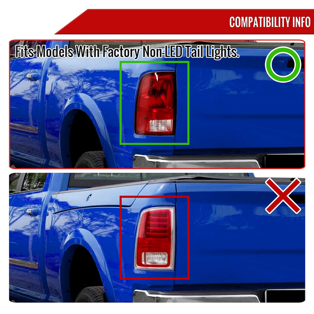 Product of Spec-D Tuning LT-RAM09JRLED-RS Tail Light Assembly 