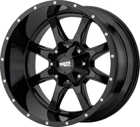 Product of Moto Metal Wheels 20x10 Black With Natural Accents Wheel - 6x5.31 Bolt Pattern 