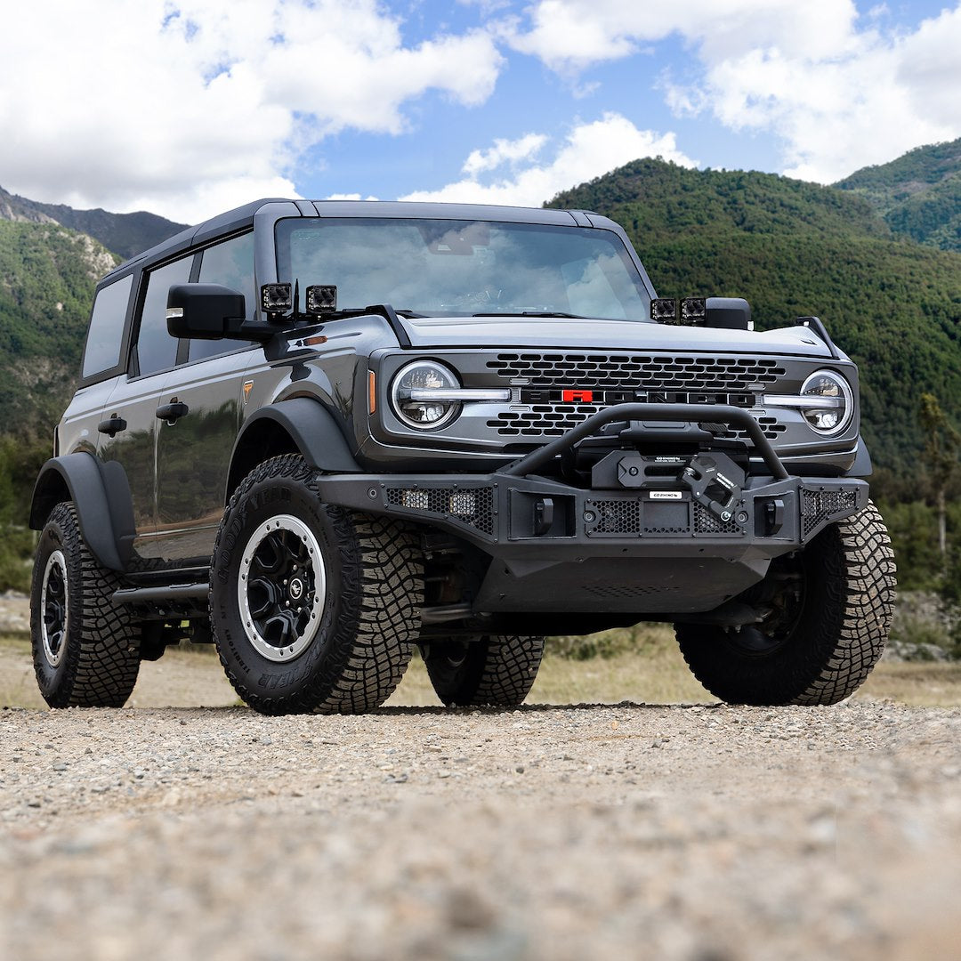 Product of Go Rhino 331401T Rockline Steel Textured Bumper 