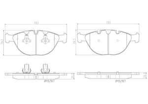 Product of Brembo P06028N Brake Pad - Set Of 4 