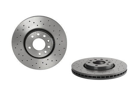 Product of Brembo 0991621XC02 Xtra Vented Cross Drilled 1 Piece Brake Rotor 