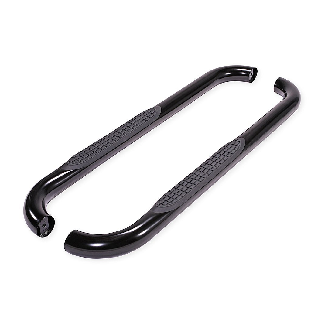Product of TrailFX A0042B TFX Round Tube Side Steps Nerf Bar With Surface Steps 
