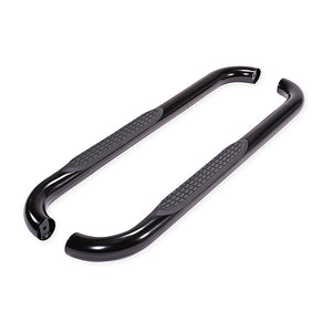 Product of TrailFX A0042B TFX Round Tube Side Steps Nerf Bar With Surface Steps 