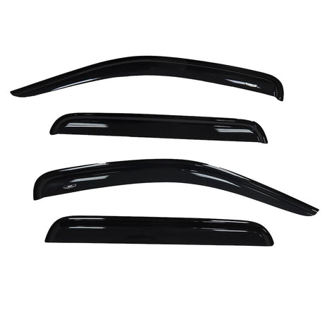 Product of TrailFX 4407H TFX 4-PC Window Vents Outside Channel Rainguard 