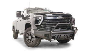 Product of Fab Fours CH24-Q6162-1 Black Steel Elite Steel Matte Powder Coated Bumper 