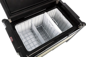 Product of ARB 2.4 Cubic Feet Dual Compartment 1 Door Refrigerator , Black/ Tan 