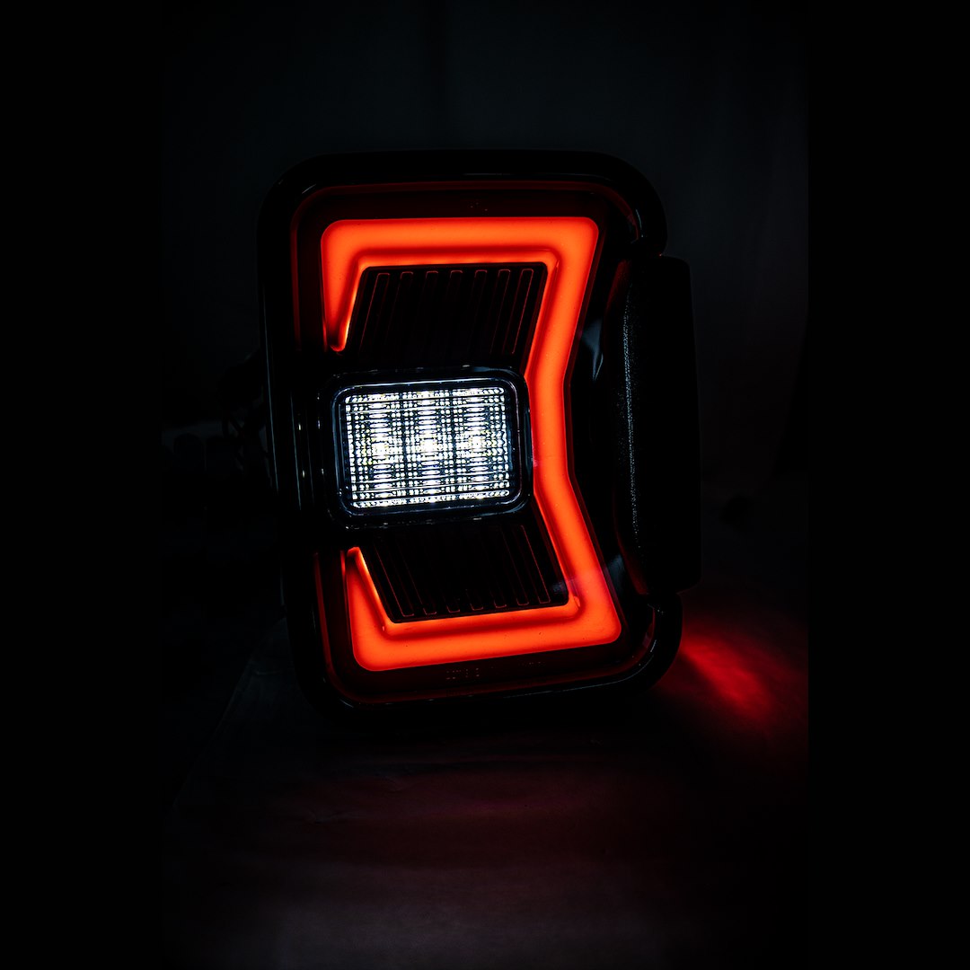 Product of Winjet Renegade CTRNG0668-BS-SQ Tail Light Assembly 