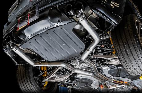 Product of AWE Tuning 3020-31023 Track Edition Cat-Back System Dual Exhaust System Kit 