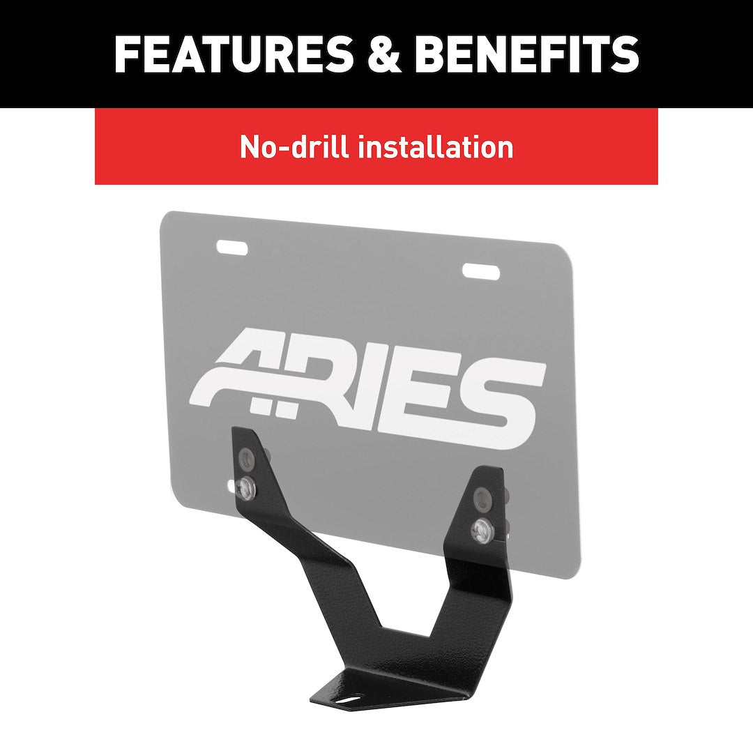 Aries 35-0000 License Plate Bracket||35-0000_3008x1990_Fd.Jpg||90||a1s350000||1273457