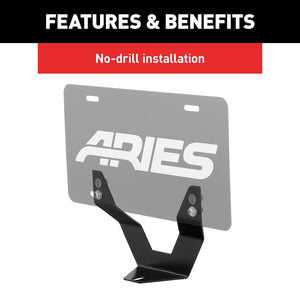 Aries 35-0000 License Plate Bracket||35-0000_3008x1990_Fd.Jpg||90||a1s350000||1273457