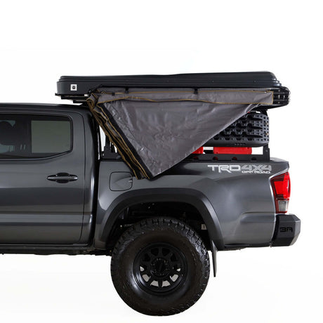 Product of Overland Vehicle Systems 19689909 SUV/Pickup Overlanding Manual Awning , Gray Solid 