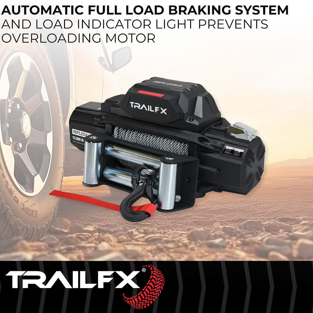 Product of TrailFX WR212B 12000 Pound Vehicle Recovery Winch 