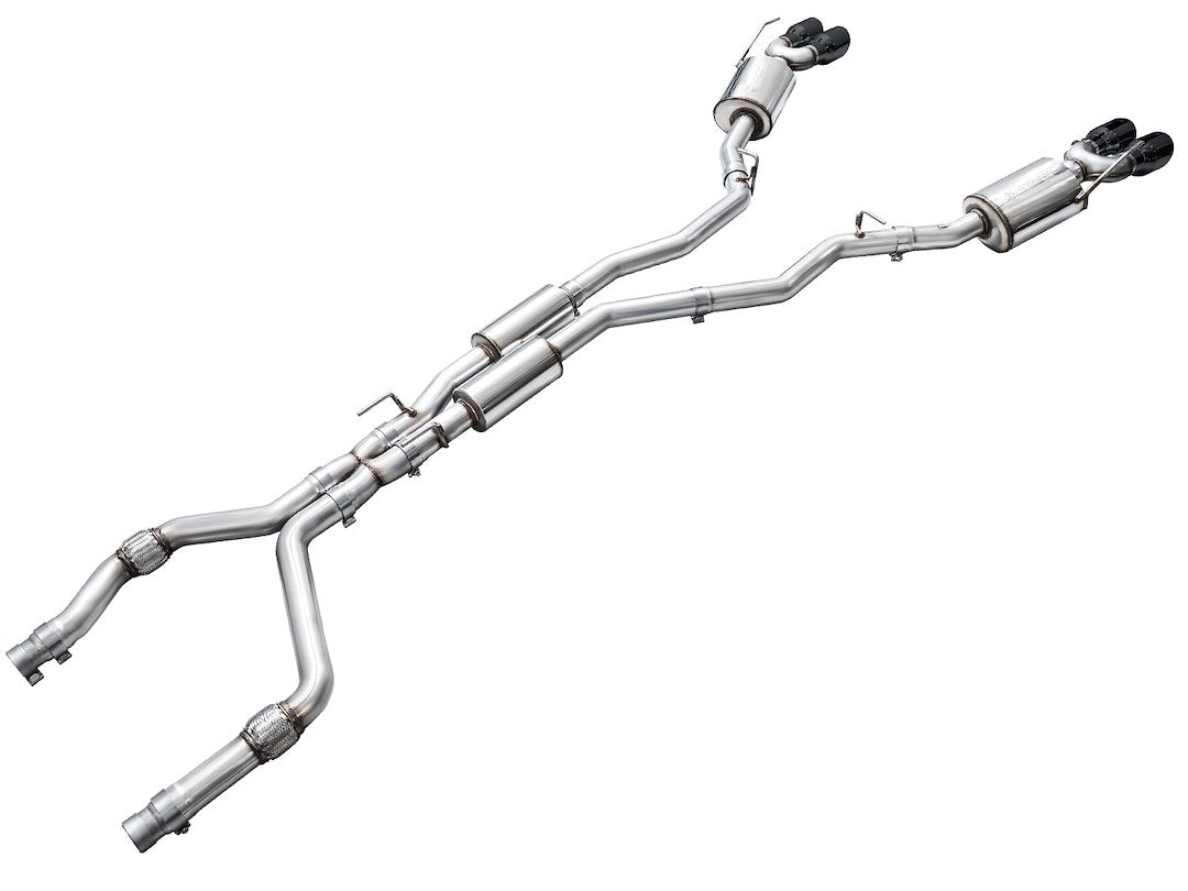 Product of AWE Tuning 3015-43625 Touring Edition Cat-Back System Dual Exhaust System Kit 