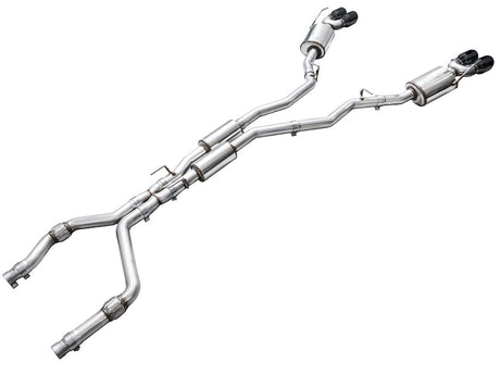 Product of AWE Tuning 3015-43625 Touring Edition Cat-Back System Dual Exhaust System Kit 