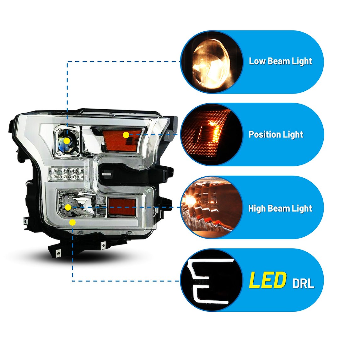 Product of Winjet Chwj-0427-C Headlight Assembly