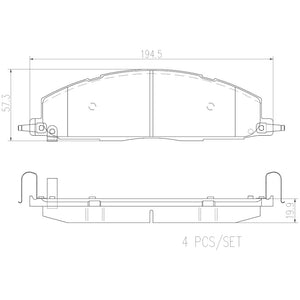 Brembo P18036n Brake Pad||p18036n_Drw.Jpg||87||brmp18036n||1752716
