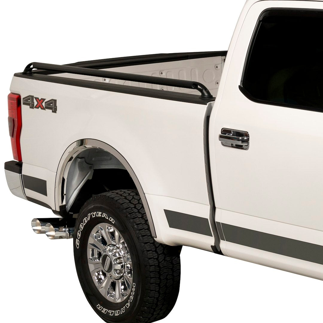 Product of Putco 88855 Black Powder Coated Round Tube Bed Side Rail 