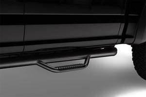 Product of N-Fab F1785CC-TX Cab Length Nerf Bar With Drop Down Steps 