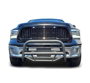 Product of Black Horse Offroad MBT-MR1312 Bull Bar Black Textured 2-1/2 Inch No with skid plate 