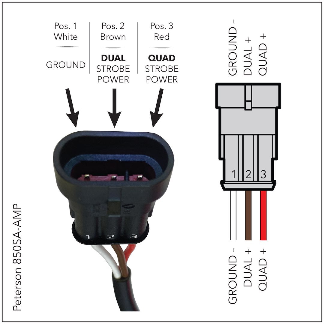 Peterson Mfg. 850sa-Amp Strobe Light Kit||prn850sa-Amp_2.Jpg||87||p6j850saamp||2218095