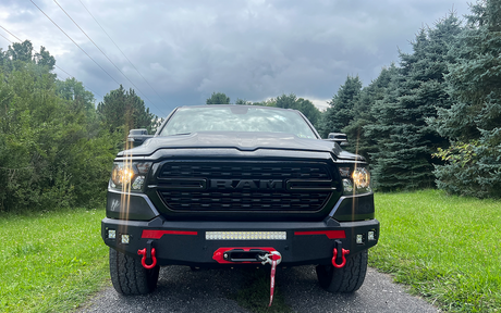 Product of Fishbone Offroad FB22400 Pike Steel Powder Coated Bumper 