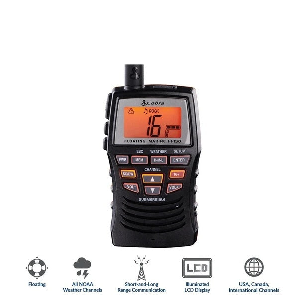 Product of Cobra Electronics Mrhh150flt Vhf Radio