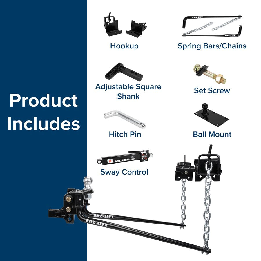 Product of Eaz Lift 48058 10000 Pound Round Bar Weight Distribution Hitch 