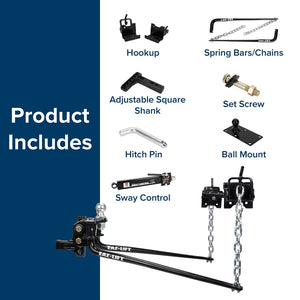 Product of Eaz Lift 48058 10000 Pound Round Bar Weight Distribution Hitch 