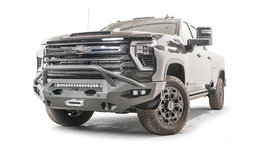 Product of Fab Fours CH24-X6152-1 Matrix Series Steel Matte Powder Coated Bumper 